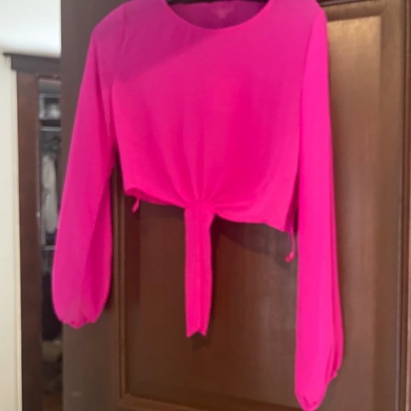 Superdown Semi Sheer Crop Top Sz Small NWT - Picture 3 of 4